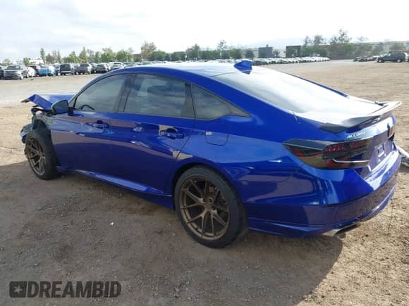 2020 Honda Accord Sport with VIN 1HGCV1F30LA145500, listed as a IAAI auction lot 43282135 with 93,687 mi miles and . Bid and sale history available at DreamBid. Image 3.