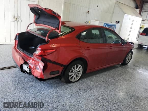 2025 Toyota Camry LE with VIN 4T1DAACK0SU004347, listed as a Copart auction lot 85845305 with Not provided miles and Non repairable. Bid and sale history available at DreamBid. Image 3.