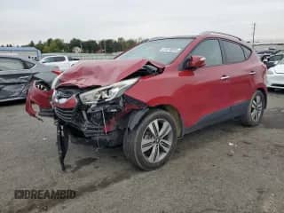 2015 Hyundai Tucson SE с VIN KM8JUCAG8FU027191, выставлен на аукционе Copart как лот 81816065 с пробегом 154 056 миль миль и Списание • Salvage title. История ставок и продаж доступна на DreamBid. Изображение 1.