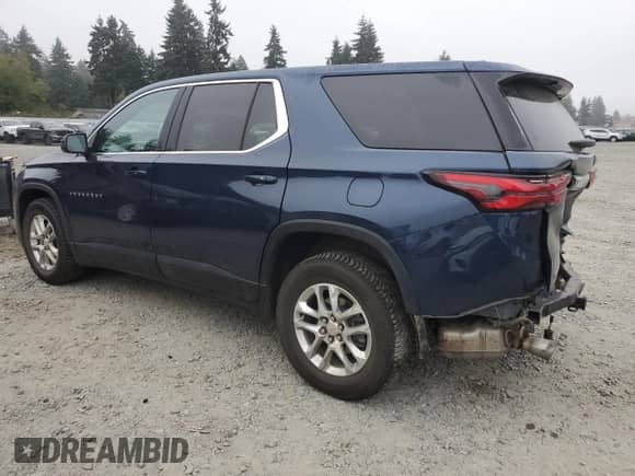 2022 Chevrolet Traverse LS с VIN 1GNEVFKW6NJ176961, выставлен на аукционе Copart как лот 80429395 с пробегом 51 199 миль миль и Списание • Salvage title. История ставок и продаж доступна на DreamBid. Изображение 2.