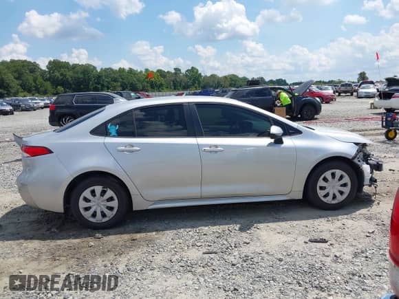 2020 Toyota Corolla L with VIN JTDDPRAEXLJ066386, listed as a IAAI auction lot 43109270 with 108,757 mi miles and . Bid and sale history available at DreamBid. Image 13.