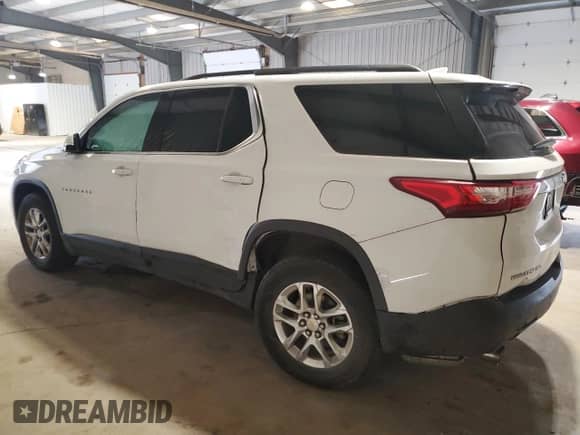2019 Chevrolet Traverse LT Cloth with VIN 1GNEVGKW4KJ125184, listed as a Copart auction lot 69578795 with 75,457 mi miles and Salvage title. Bid and sale history available at DreamBid. Image 2.