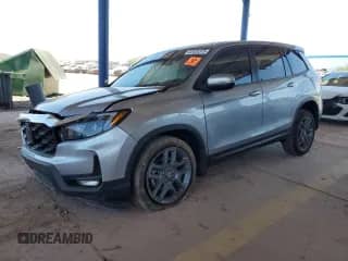 2022 Honda Passport EX-L с VIN 5FNYF8H56NB031956, выставлен на аукционе Copart как лот 62605375 с пробегом 15 370 миль миль и Списание • Salvage title. История ставок и продаж доступна на DreamBid. Изображение 1.