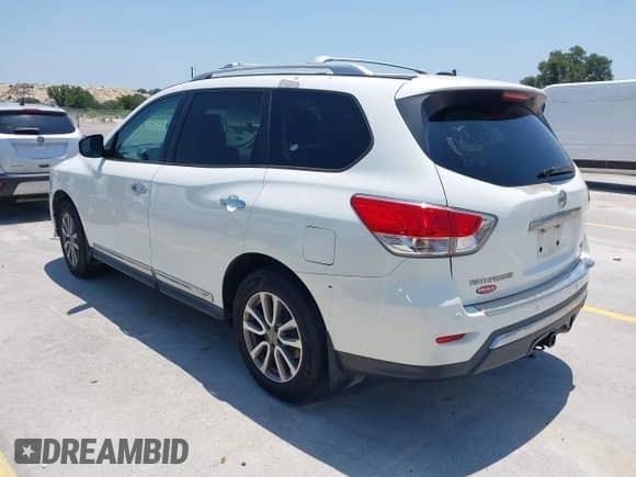 2014 Nissan Pathfinder S z VIN 5N1AR2MN4EC699498, wystawiony jako IAAI lot #42407162 z przebiegiem 165 545 mil mil oraz . Historia ofert i sprzedaży dostępna na DreamBid. Obrazek 3.