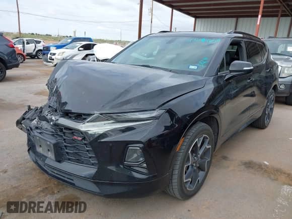 2019 Chevrolet Blazer RS with VIN 3GNKBERSXKS650719, listed as a IAAI auction lot 42646358 with 65,307 mi miles and . Bid and sale history available at DreamBid. Image 2.