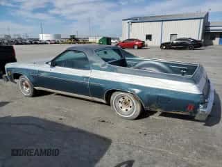 1977 Chevrolet El Camino z VIN 1D80L7R420505, wystawiony jako Copart lot #82137504 z przebiegiem 48 606 mil mil oraz Czysty tytuł • Clean title. Historia ofert i sprzedaży dostępna na DreamBid. Obrazek 2.