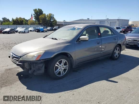 2006 Honda Accord EX-L with VIN JHMCM56896C009684, listed as a Copart auction lot 81480695 with 285,277 mi miles and Salvage title. Bid and sale history available at DreamBid. Image 1.