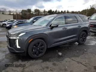 2023 Hyundai Palisade XRT with VIN KM8R3DGE2PU642838, listed as a Copart auction lot 90396975 with 19,395 mi miles and Non repairable. Bid and sale history available at DreamBid. Image 1.