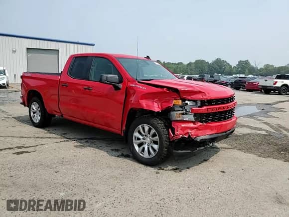 2021 Chevrolet Silverado 1500 Custom with VIN 1GCRYBEF3MZ375164, listed as a Copart auction lot 67245465 with 98,255 mi miles and Salvage title. Bid and sale history available at DreamBid. Image 14.