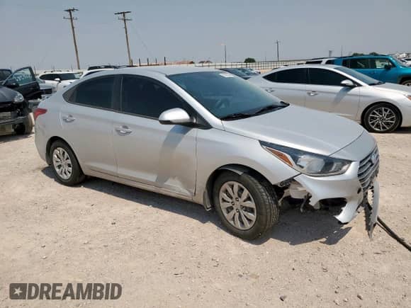 2022 Hyundai Accent SEL с VIN 3KPC24A6XNE154943, выставлен на аукционе Copart как лот 61405245 с пробегом 46 078 миль миль и Списание • Salvage title. История ставок и продаж доступна на DreamBid. Изображение 4.