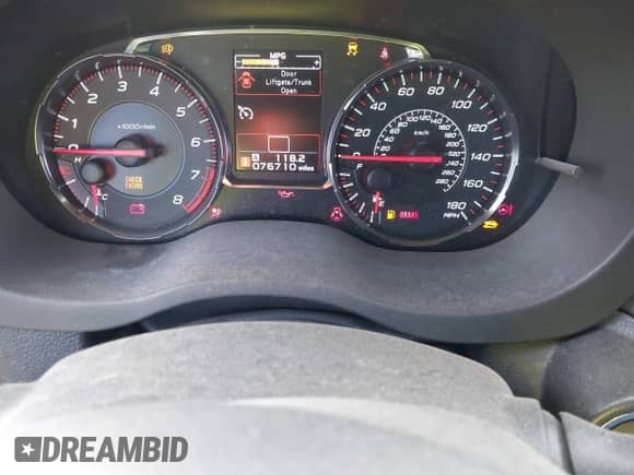 2018 Subaru WRX Limited z VIN JF1VA1F63J9812190, wystawiony jako IAAI lot #43310915 z przebiegiem 76 710 mil mil oraz . Historia ofert i sprzedaży dostępna na DreamBid. Obrazek 7.