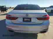 2018 BMW 7 Series 750i with VIN WBA7F0C57JGM23653, listed as a Copart auction lot 43462555 with 62,853 mi miles and Salvage title. Bid and sale history available at DreamBid. Image 6.