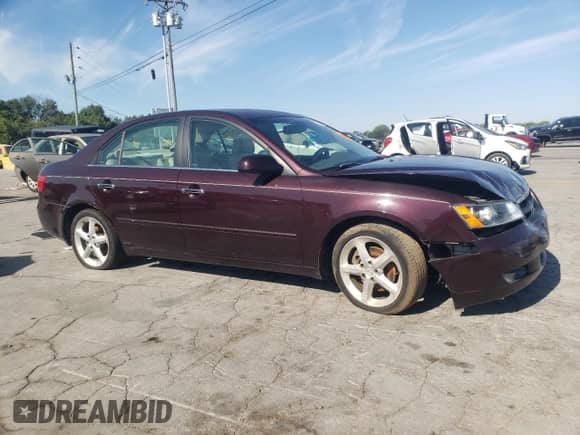 2006 Hyundai Sonata GLS with VIN 5NPEU46F36H040176, listed as a Copart auction lot 70211565 with Not provided miles and Non repairable. Bid and sale history available at DreamBid. Image 4.