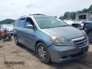 2007 Honda Odyssey EX-L с VIN 5FNRL38717B126297, выставлен на аукционе IAAI как лот 42774700 с пробегом 247 705 миль миль и . История ставок и продаж доступна на DreamBid. Изображение 1.