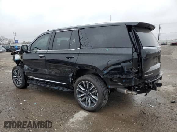 2024 Cadillac Escalade 4WD Premium Luxury with VIN 1GYS4BKL3RR336602, listed as a Copart auction lot 86166724 with 6,046 mi miles and Salvage title. Bid and sale history available at DreamBid. Image 2.