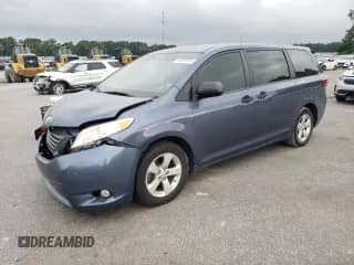 2016 Toyota Sienna L with VIN 5TDZK3DC8GS734433, listed as a Copart auction lot 68737615 with 142,007 mi miles and Salvage title. Bid and sale history available at DreamBid. Image 1.