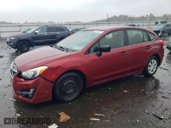2016 Subaru Impreza 2.0i with VIN JF1GPAA65GH289025, listed as a Copart auction lot 80726325 with 123,495 mi miles and Salvage title. Bid and sale history available at DreamBid. Image 1.