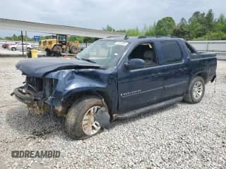 2007 Chevrolet Avalanche LTZ with VIN 3GNEC12077G166416, listed as a Copart auction lot 52812685 with Not provided miles and Salvage title. Bid and sale history available at DreamBid. Image 1.