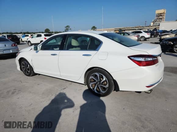 2016 Honda Accord EX-L with VIN 1HGCR3F03GA006344, listed as a Copart auction lot 80192335 with 100,877 mi miles and Salvage title. Bid and sale history available at DreamBid. Image 2.