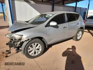 2012 Nissan Murano S with VIN JN8AZ1MU1CW106668, listed as a Copart auction lot 82597035 with 113,130 mi miles and Salvage title. Bid and sale history available at DreamBid. Image 1.