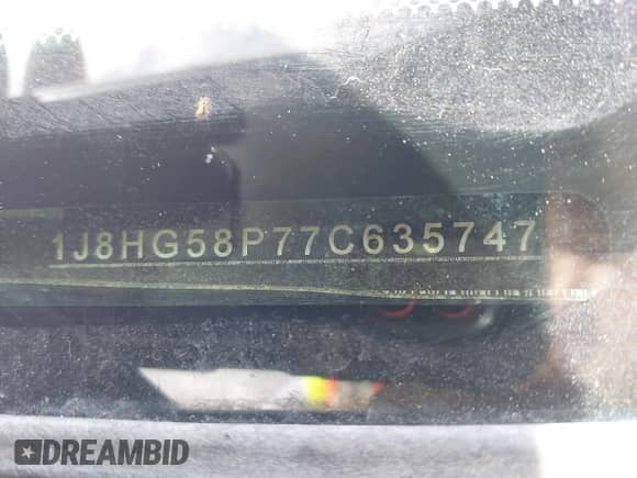 2007 Jeep Commander Limited с VIN 1J8HG58P77C635747, выставлен на аукционе IAAI как лот 42819981 с пробегом 173 950 миль миль и . История ставок и продаж доступна на DreamBid. Изображение 9.