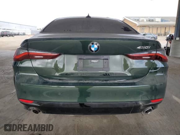 2022 BMW 4 Series 430i with VIN WBA53AP03NCH98007, listed as a Copart auction lot 54243395 with 36,134 mi miles and Salvage title. Bid and sale history available at DreamBid. Image 6.