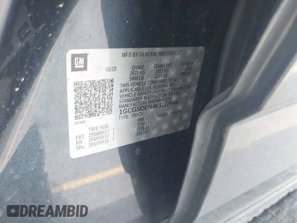 2019 Chevrolet Colorado 2WD Z71 с VIN 1GCGSDEN4K1122944, выставлен на аукционе IAAI как лот 42244176 с пробегом 45 317 миль миль и . История ставок и продаж доступна на DreamBid. Изображение 9.