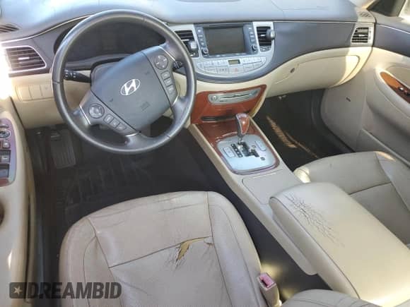 2013 Hyundai Genesis 3.8L with VIN KMHGC4DD4DU223842, listed as a Copart auction lot 74492604 with 122,910 mi miles and Salvage title. Bid and sale history available at DreamBid. Image 8.