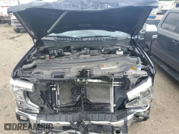 2022 Ford F-250 XL with VIN 1FT7W2B61NED71530, listed as a Copart auction lot 70491615 with 52,923 mi miles and Salvage title. Bid and sale history available at DreamBid. Image 11.