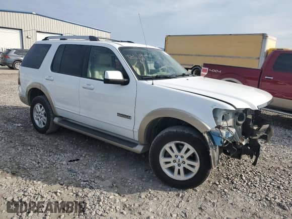 2006 Ford Explorer Eddie Bauer with VIN 1FMEU74EX6UB40918, listed as a Copart auction lot 71896975 with 189,714 mi miles and Salvage title. Bid and sale history available at DreamBid. Image 4.