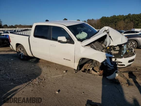 2023 Ram 1500 Laramie z VIN 1C6RREJT9PN553365, wystawiony jako Copart lot #41493375 z przebiegiem 50 440 mil mil oraz Szkoda całkowita • Salvage title. Historia ofert i sprzedaży dostępna na DreamBid. Obrazek 4.