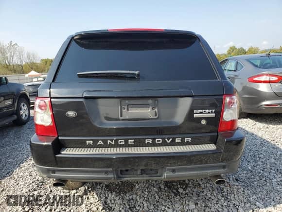 2009 Land Rover Range Rover Sport SC with VIN SALSH23429A210594, listed as a Copart auction lot 81530885 with 165,547 mi miles and Salvage title. Bid and sale history available at DreamBid. Image 6.