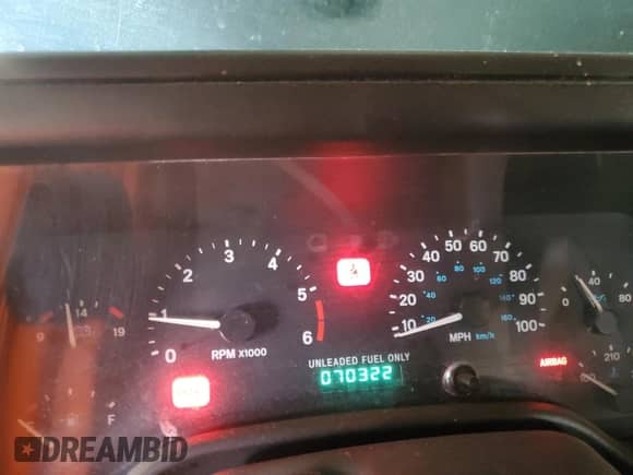 1997 Jeep Wrangler Sport с VIN 1J4FY19S8VP446600, выставлен на аукционе Copart как лот 85728315 с пробегом 70 322 миль миль и Чистый • Clean title. История ставок и продаж доступна на DreamBid. Изображение 9.