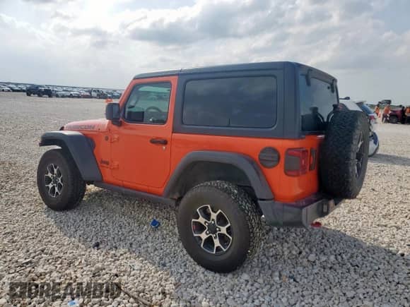 2018 Jeep Wrangler Rubicon with VIN 1C4HJXCGXJW285578, listed as a Copart auction lot 59443035 with 54,989 mi miles and Salvage title. Bid and sale history available at DreamBid. Image 2.