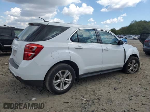 2017 Chevrolet Equinox LS z VIN 2GNALBEK6H1528375, wystawiony jako Copart lot #71056975 z przebiegiem 85 574 mil mil oraz Szkoda całkowita • Salvage title. Historia ofert i sprzedaży dostępna na DreamBid. Obrazek 3.
