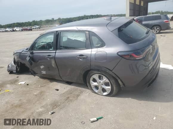 2023 Honda HR-V LX with VIN 3CZRZ2H36PM707449, listed as a Copart auction lot 69634815 with 39,003 mi miles and Salvage title. Bid and sale history available at DreamBid. Image 2.