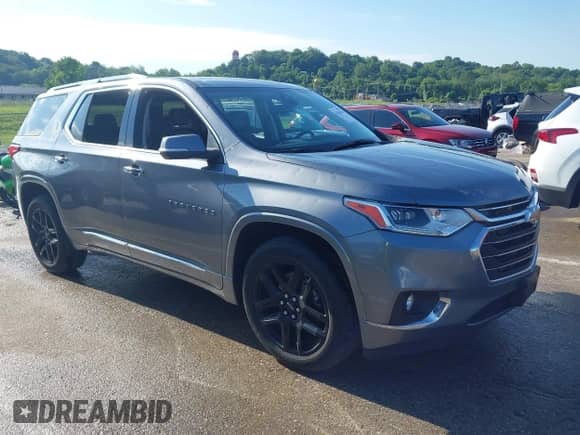 2021 Chevrolet Traverse Premier with VIN 1GNEVKKW1MJ199524, listed as a IAAI auction lot 42365345 with 120,806 mi miles and . Bid and sale history available at DreamBid. Image 1.