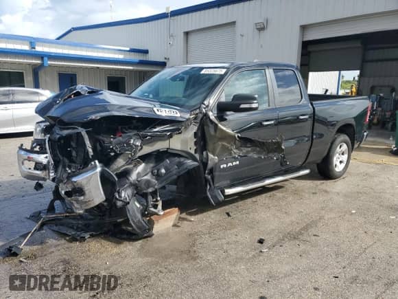 2019 Ram 1500 Big Horn с VIN 1C6RREBT1KN905801, выставлен на аукционе Copart как лот 85325675 с пробегом 50 710 миль миль и На запчасти • Non repairable. История ставок и продаж доступна на DreamBid. Изображение 1.