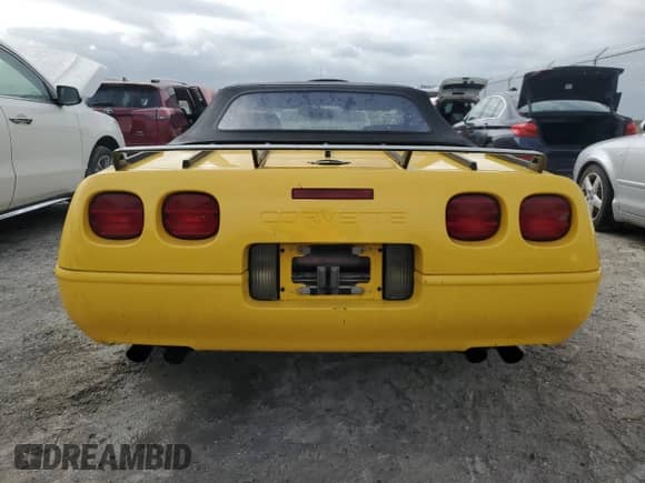 1991 Chevrolet Corvette with VIN 1G1YY3380M5116122, listed as a Copart auction lot 75297814 with Not provided miles and Non repairable. Bid and sale history available at DreamBid. Image 6.