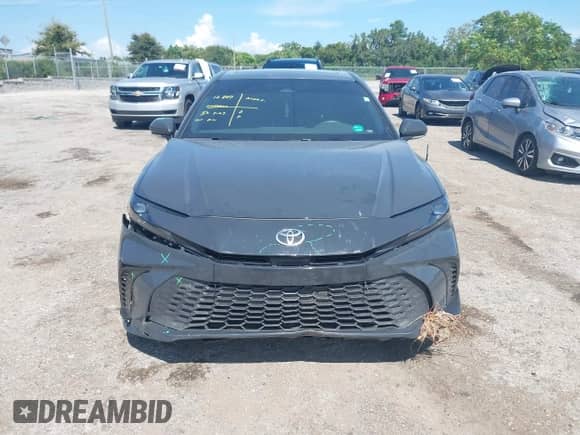 2025 Toyota Camry SE with VIN 4T1DAACK3SU564721, listed as a IAAI auction lot 43041281 with 34,950 mi miles and . Bid and sale history available at DreamBid. Image 12.