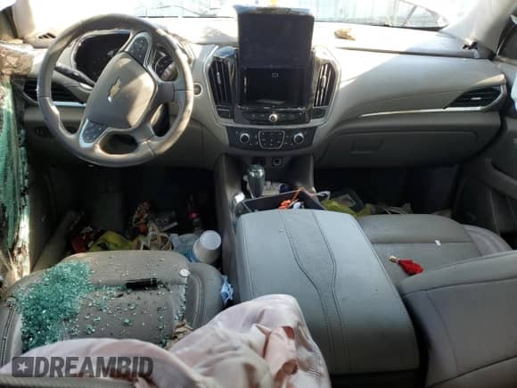2018 Chevrolet Traverse Premier с VIN 1GNERKKW4JJ246349, выставлен на аукционе Copart как лот 62103685 с пробегом Не указан миль и Списание • Salvage title. История ставок и продаж доступна на DreamBid. Изображение 8.