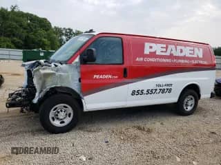 2021 Chevrolet Express Cargo с VIN 1GCWGAFP8M1311787, выставлен на аукционе Copart как лот 54471953 с пробегом 13 365 миль миль и На запчасти • Non repairable. История ставок и продаж доступна на DreamBid. Изображение 1.