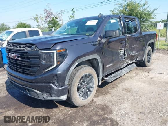 2022 GMC Sierra 1500 Elevation with VIN 3GTPHCEK6NG642499, listed as a IAAI auction lot 43005032 with 108,444 mi miles and . Bid and sale history available at DreamBid. Image 2.