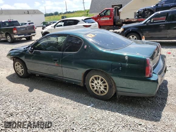 2002 Chevrolet Monte Carlo LS с VIN 2G1WW12E029184672, выставлен на аукционе Copart как лот 63994855 с пробегом 68 850 миль миль и Списание • Salvage title. История ставок и продаж доступна на DreamBid. Изображение 2.
