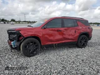 2024 Chevrolet Traverse FWD RS с VIN 1GNERLKS3RJ189558, выставлен на аукционе Copart как лот 64833225 с пробегом 17 580 миль миль и На запчасти • Non repairable. История ставок и продаж доступна на DreamBid. Изображение 1.