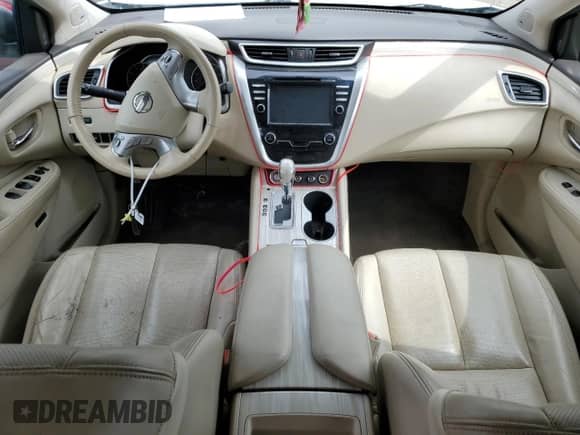 2016 Nissan Murano SL с VIN 5N1AZ2MH7GN150458, выставлен на аукционе Copart как лот 54716595 с пробегом 117 321 миль миль и Чистый • Clean title. История ставок и продаж доступна на DreamBid. Изображение 8.