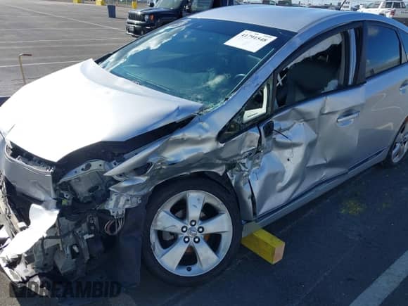 2012 Toyota Prius One with VIN JTDKN3DU9C5430075, listed as a IAAI auction lot 41791548 with 248,320 mi miles and . Bid and sale history available at DreamBid. Image 6.