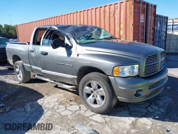 2005 Dodge 1500 SLT с VIN 1D7HU18D45S154443, выставлен на аукционе IAAI как лот 43463136 с пробегом 216 808 миль миль и . История ставок и продаж доступна на DreamBid. Изображение 1.