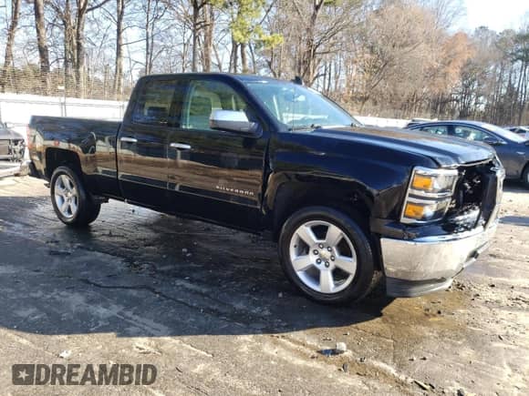 2015 Chevrolet Silverado 1500 Work Truck with VIN 1GCRCPEC7FZ434026, listed as a Copart auction lot 45125935 with 179,858 mi miles and Salvage title. Bid and sale history available at DreamBid. Image 4.