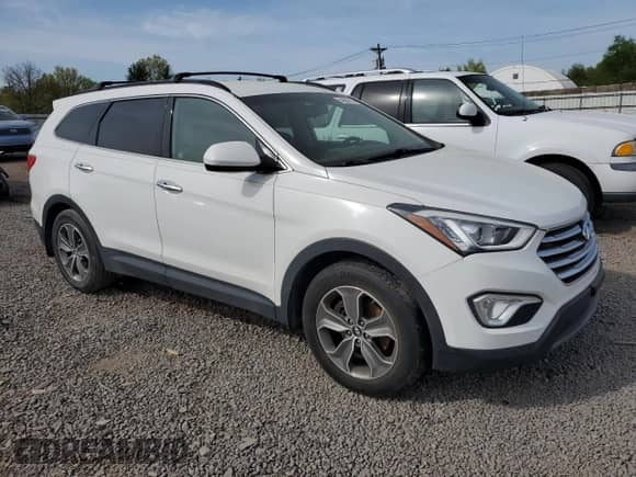 2014 Hyundai Santa Fe GLS with VIN KM8SMDHF0EU041138, listed as a Copart auction lot 54596745 with 119,196 mi miles and Clean title. Bid and sale history available at DreamBid. Image 4.